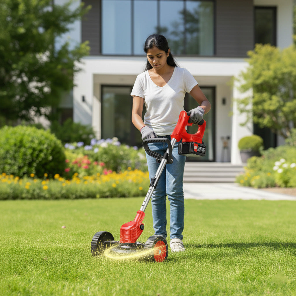 Penny Panda Electric Wireless Rechargeable Grass Cutter