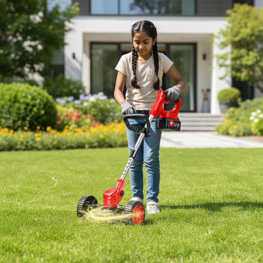 Penny Panda Electric Wireless Rechargeable Grass Cutter