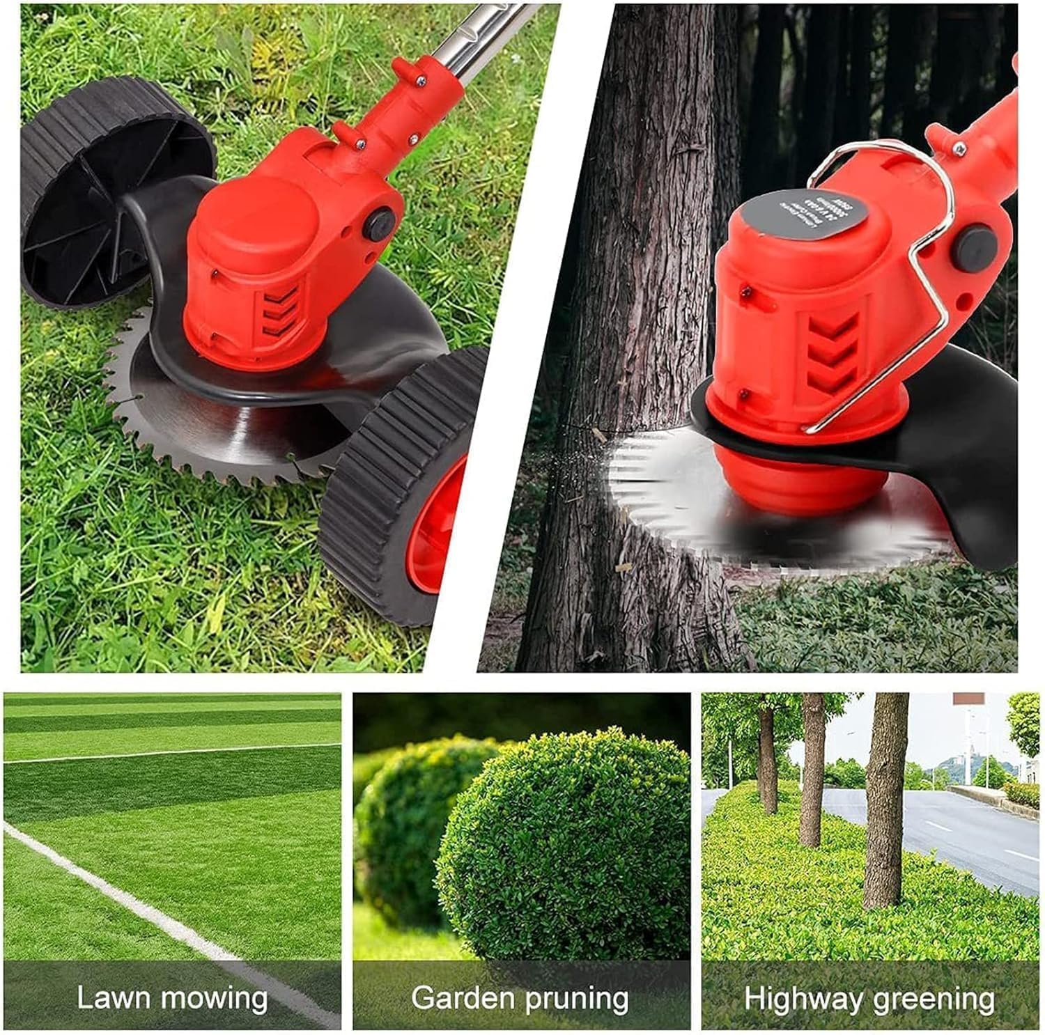 Penny Panda Electric Wireless Rechargeable Grass Cutter